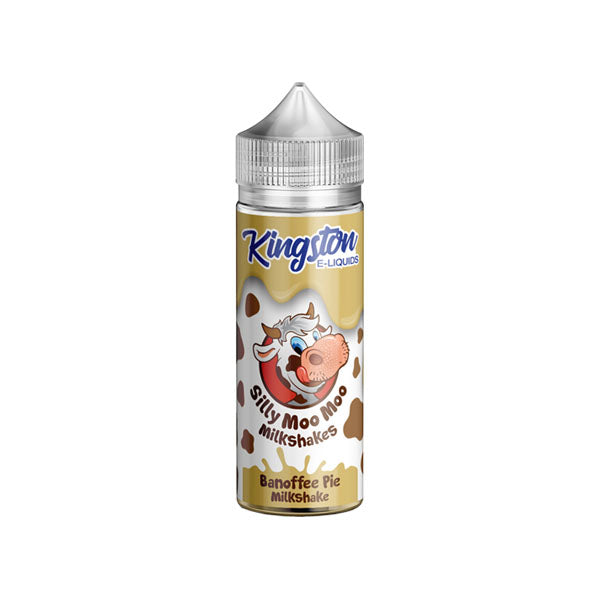 Kingston Silly Moo Moo Milkshakes 120ml Shortfill 0mg (70VG/30PG) - vape store