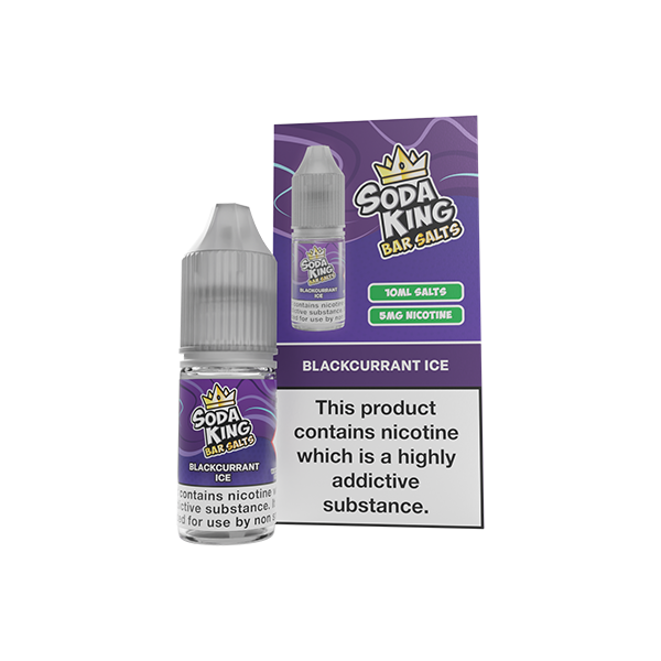 Soda King Bar SALTS Nic Salts 5mg 10ml [50VG/50PG]