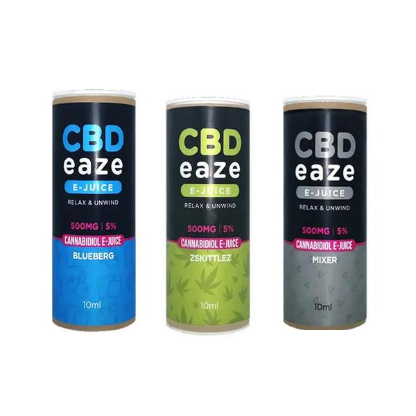 CBD Eaze 500MG CBD 10ml E-Liquid - vape store