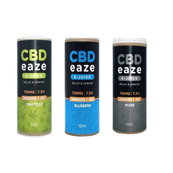 CBD Eaze 750MG CBD 10ml E-Liquid - vape store