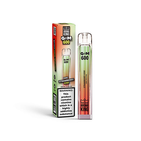 Aroma King GEM 600 Disposable Vape 600 Puffs Zero Nicotine