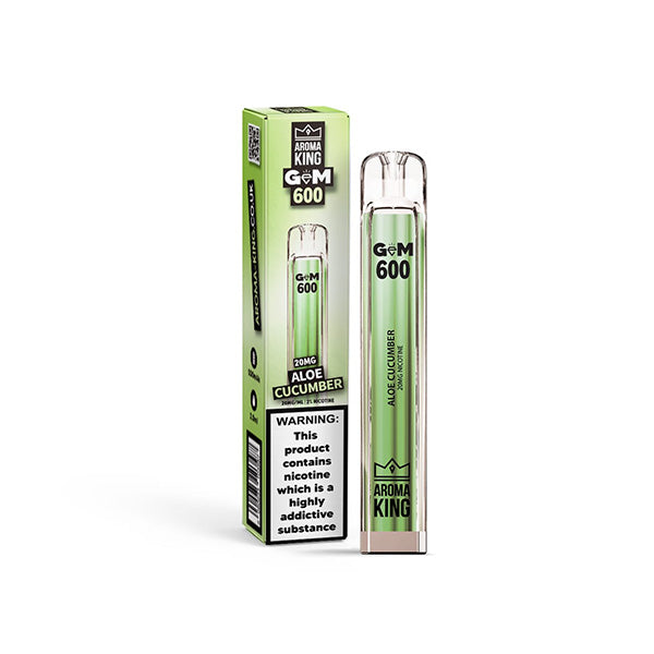 Aroma King GEM 600 Disposable Vape 600 Puffs Zero Nicotine