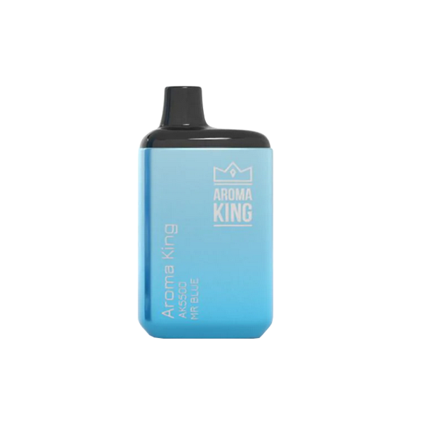 Nicotine Free Aroma King AK5500 Metallic Disposable Vape