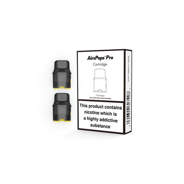 AirsPops Pro Replacement Pod Cartridges 2ml (TPD Compliant)