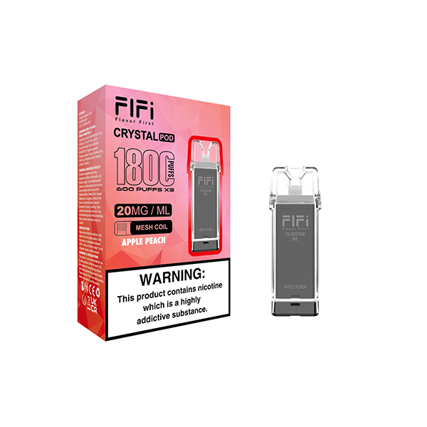 FLFI Crystal Vape 1800 Puffs 2ml Replacement Pods