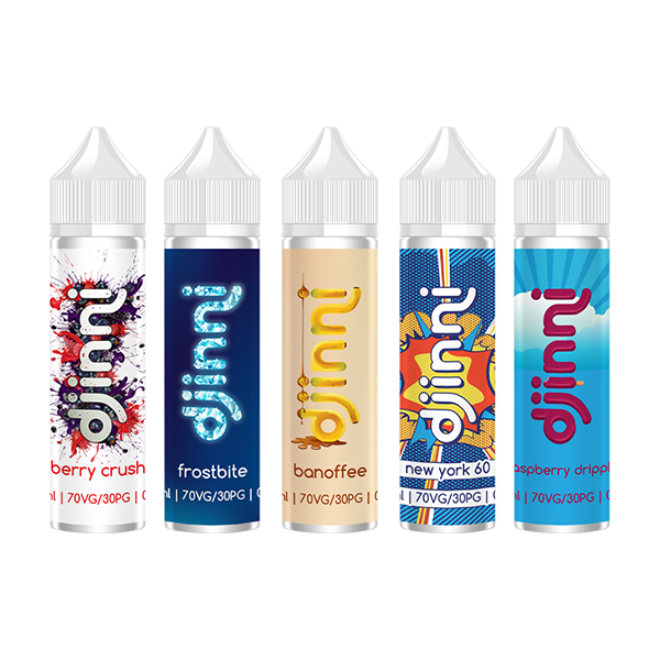 Djinni 120ml 0mg Shortfill Vape Juice [70VG/30PG]