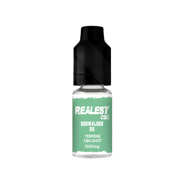 Realest CBD 1000mg Terpene Infused CBG Booster Shot 10ml - vape store