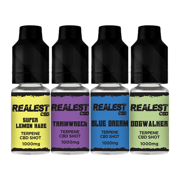 Realest CBD 1000mg Terpene Infused CBD Booster Shot 10ml - vape store