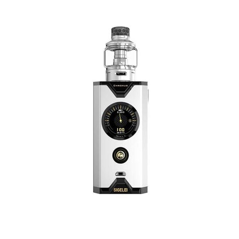 Buy Authentic Sigelei Chronus Shikra 200W TC Onyx Box Mod w/ Tank Kit