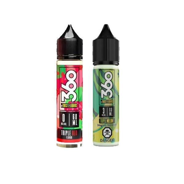 Triple 360 by Twist E-Liquids 0mg 50ml Shortfill (70VG/30PG) - vape store