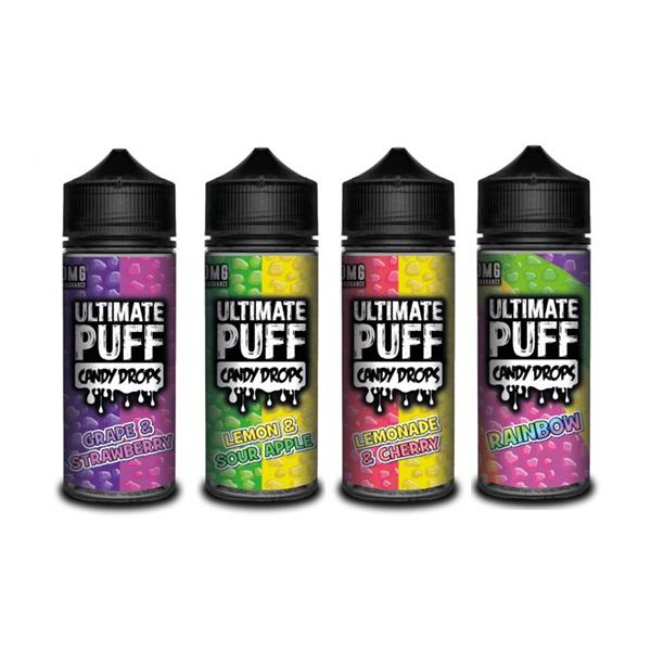 Ultimate Puff Candy Drops 0mg 100ml Shortfill (70VG/30PG) - vape store