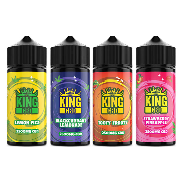 King CBD 2500mg CBD E-liquid 120ml - vape store