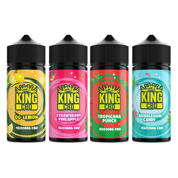 King CBD 4500mg CBD E-liquid 120ml - vape store