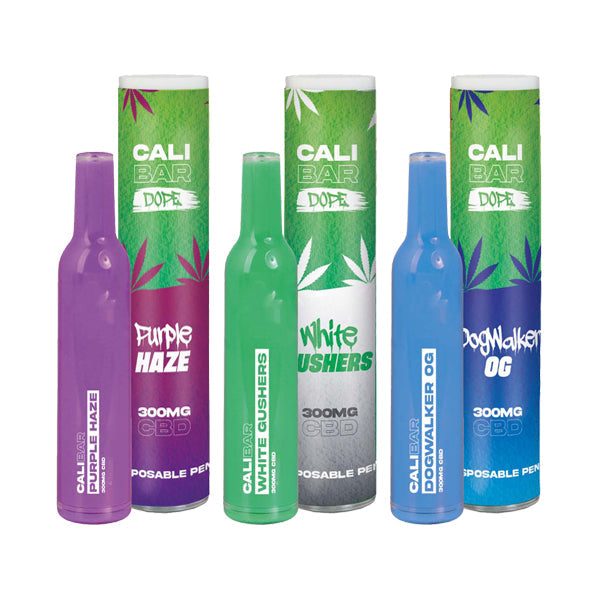 CALI BAR DOPE 300mg Full Spectrum CBD Vape Disposable - Terpene Flavoured - vape store