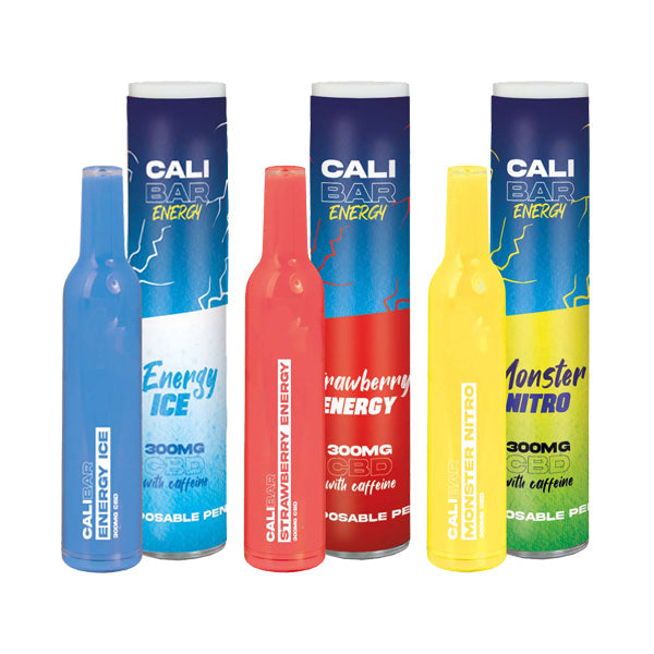 CALI BAR ENERGY Full Spectrum 300mg CBD Disposable Vape - vape store