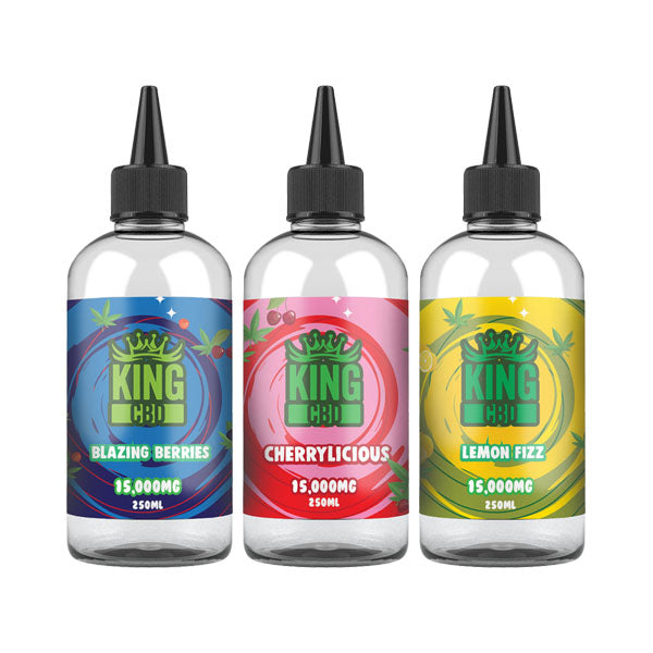 King CBD 15,000mg CBD E-liquid 250ml - vape store