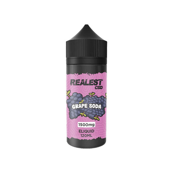 Realest CBD 1500mg Broad Spectrum CBD E-Liquid 100ml - vape store