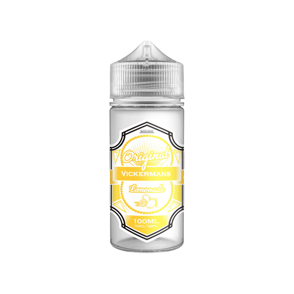 Vickermans Lemonade 100ml Shortfill 0mg (70VG/30PG) - vape store